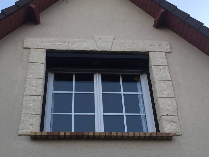 Réalisations enduit gratté chainage